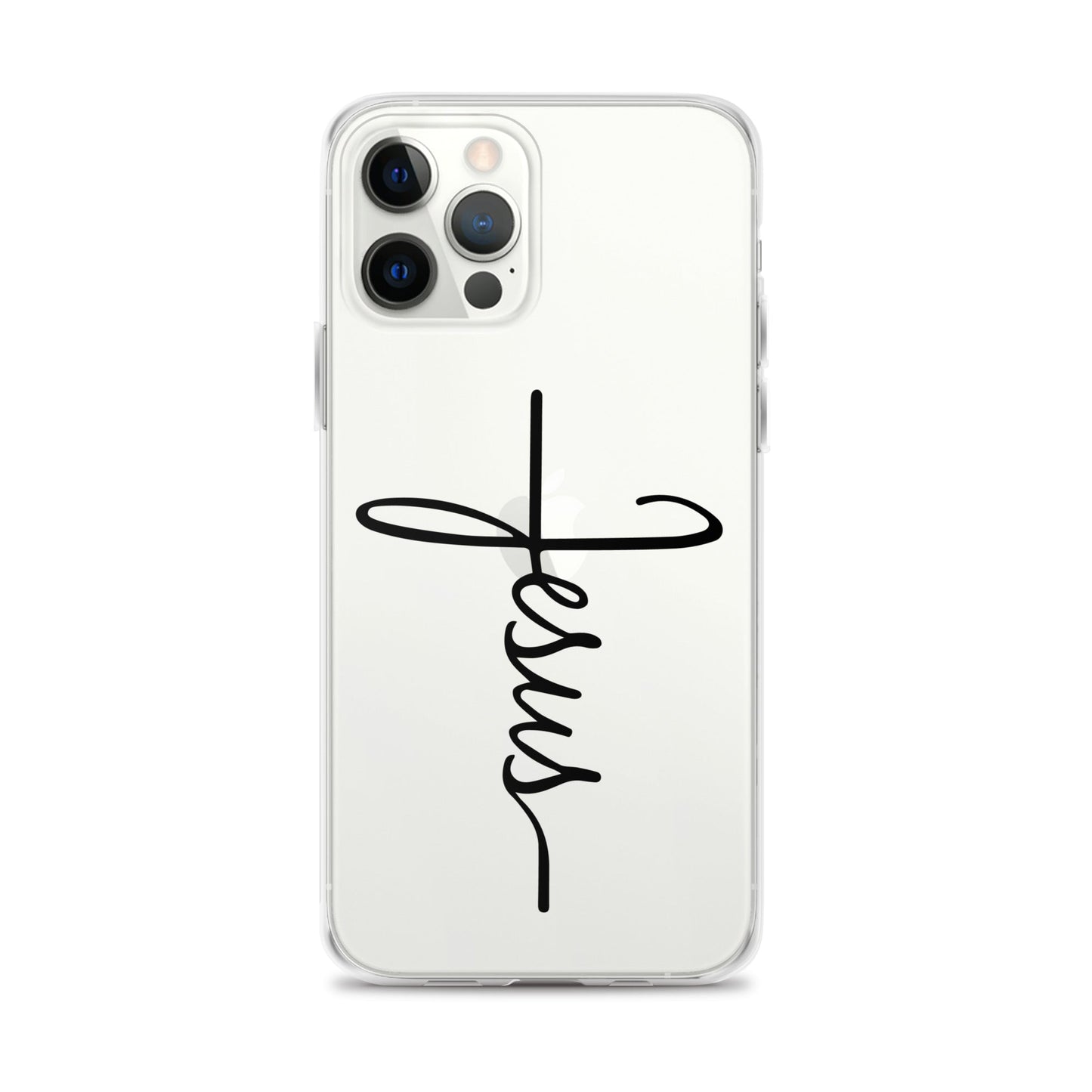 Kreuz mit Jesus Schrift - iPhone-Hülle - iPhone 12 Pro Max - GfoitMa