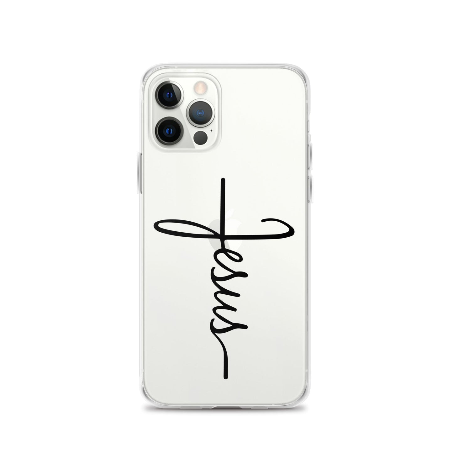 Kreuz mit Jesus Schrift - iPhone-Hülle - iPhone 12 Pro - GfoitMa