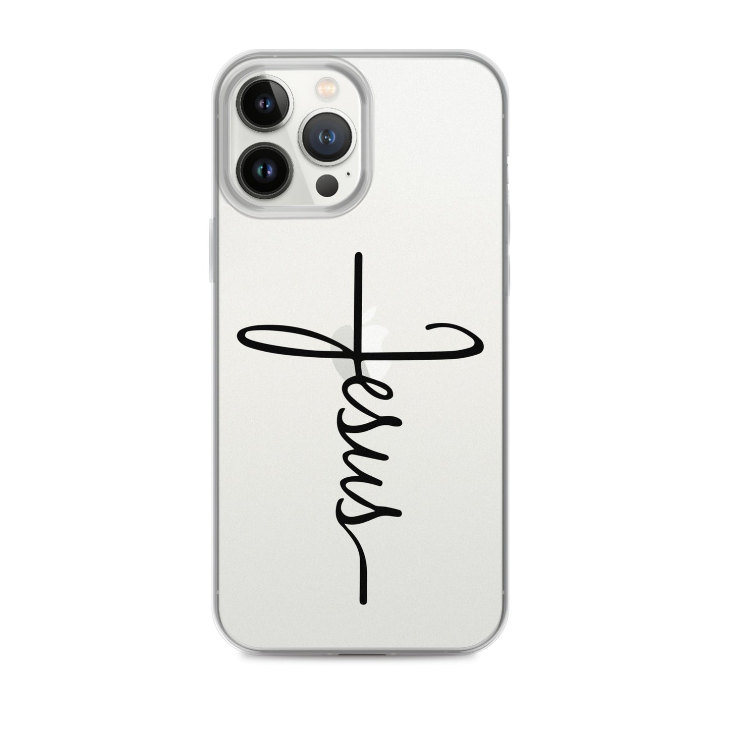 Kreuz mit Jesus Schrift - iPhone-Hülle - iPhone 13 Pro Max - GfoitMa