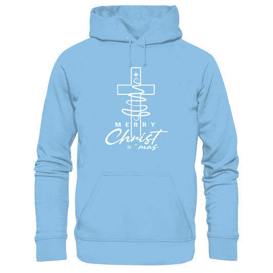 Kreuz und Christbaum – Merry Christ*mas Design - Kids Premium Hoodie - Kids & Babys - Sky Blue - GfoitMa