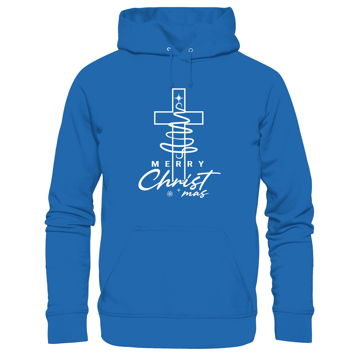 Kreuz und Christbaum – Merry Christ*mas Design - Kids Premium Hoodie - Kids & Babys - Royal Blau - GfoitMa