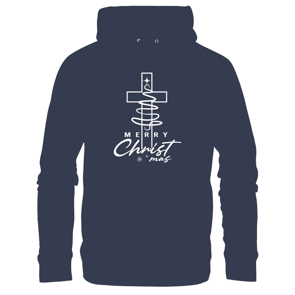 Kreuz und Christbaum – Merry Christ*mas Design - Kids Premium Hoodie - Kids & Babys - Deep Navy - GfoitMa