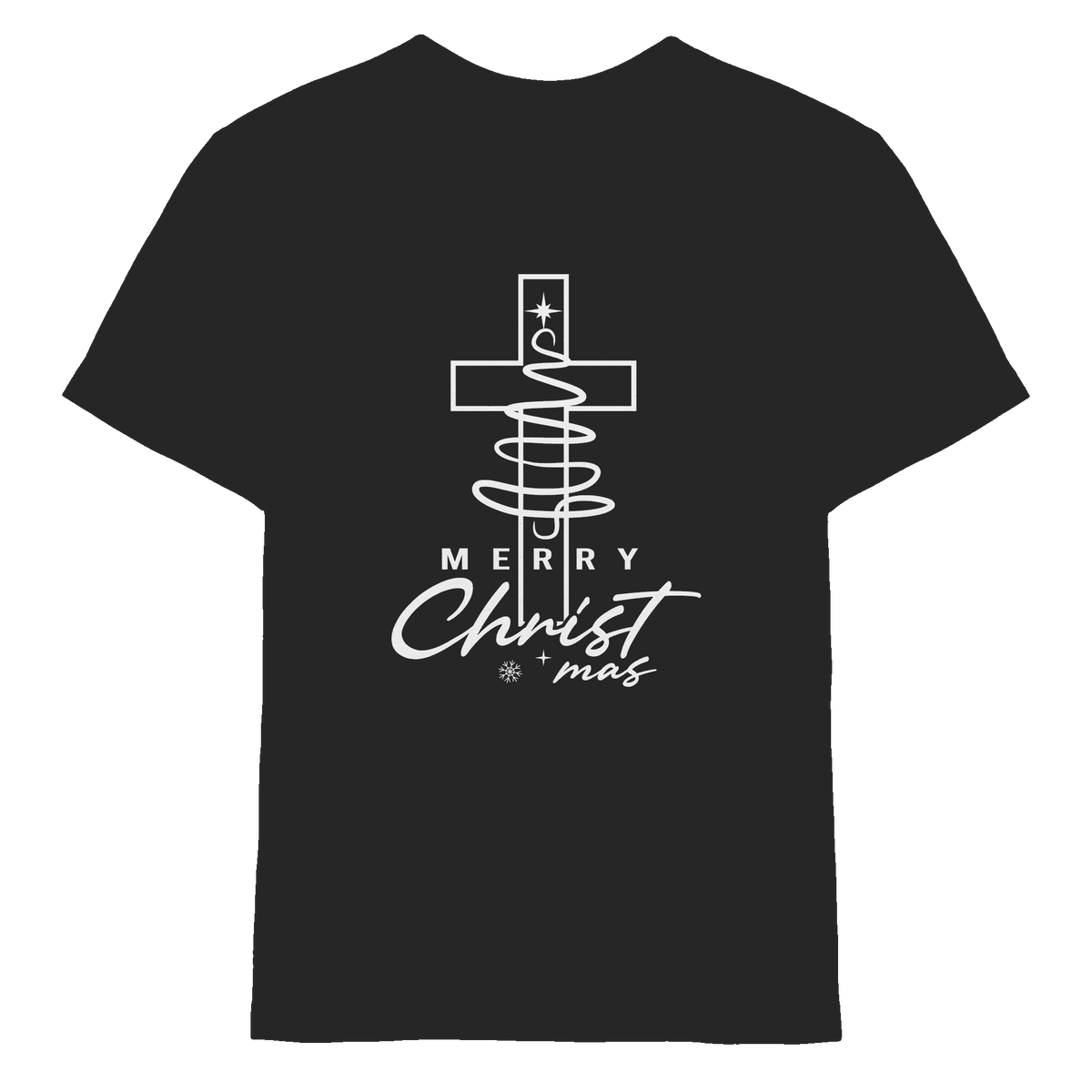 Kreuz und Christbaum – Merry Christ*mas Design - Kids Premium Shirt - Kids & Babys - Black - GfoitMa