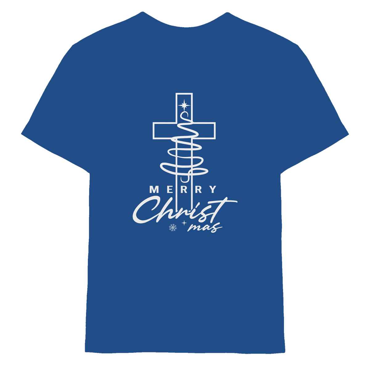 Kreuz und Christbaum – Merry Christ*mas Design - Kids Premium Shirt - Kids & Babys - Royal Blue - GfoitMa