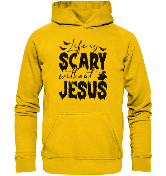 Life is Scary without Jesus - Christliche Kleidung & Geschenke - Kids Premium Hoodie - Kids & Babys - Sunflower - GfoitMa