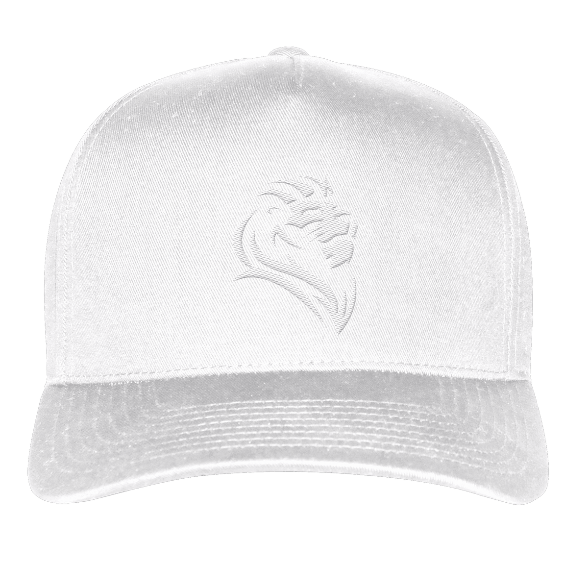 Löwe von Juda (Stick) | Christliche Kleidung - Classic Curved Snapback - Kappen & Mützen - White - GfoitMa