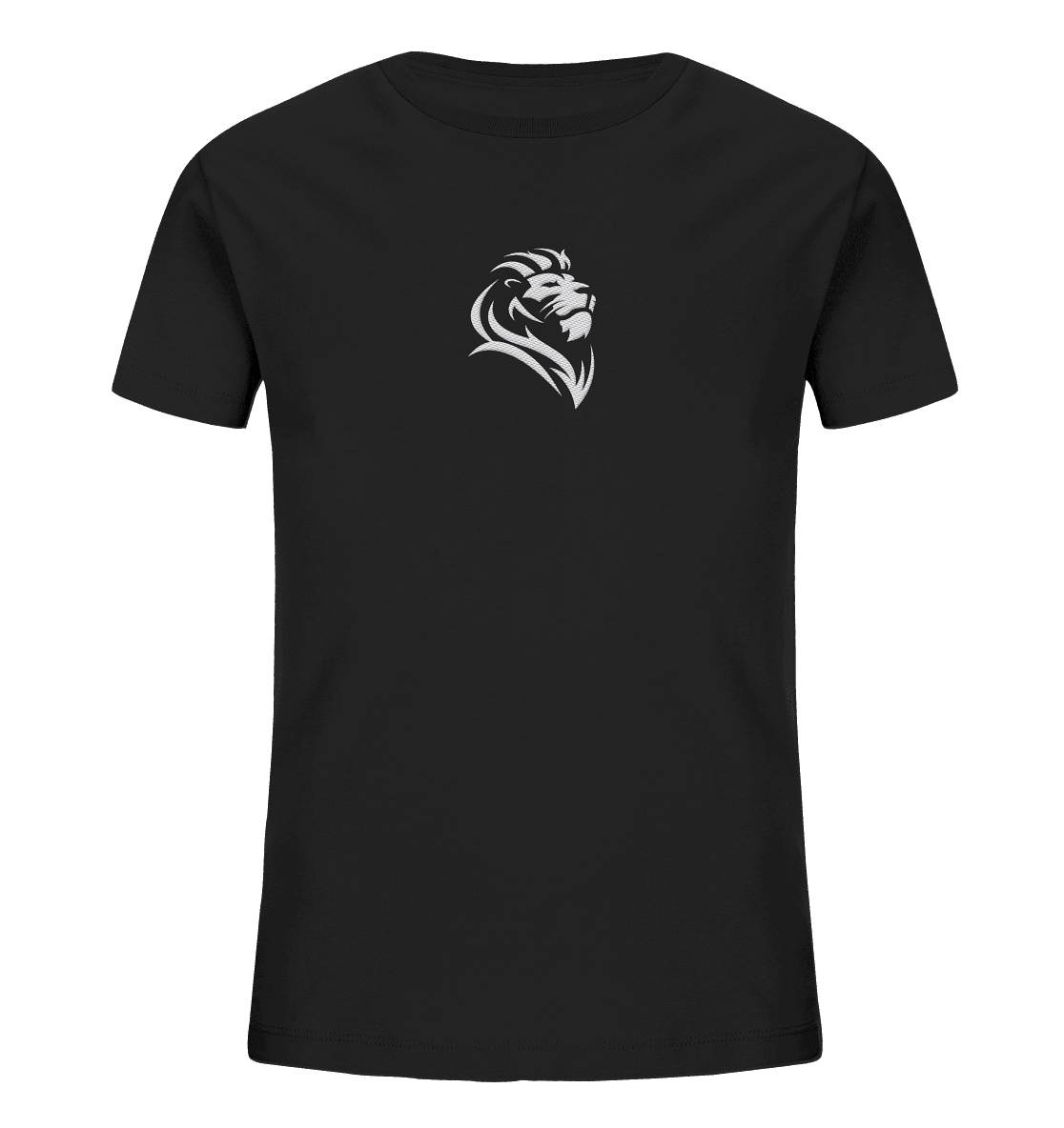 Löwe von Juda (Stick) | Christliche Kleidung - Kids Organic Shirt (Stick) - Kids & Babys - Black - GfoitMa