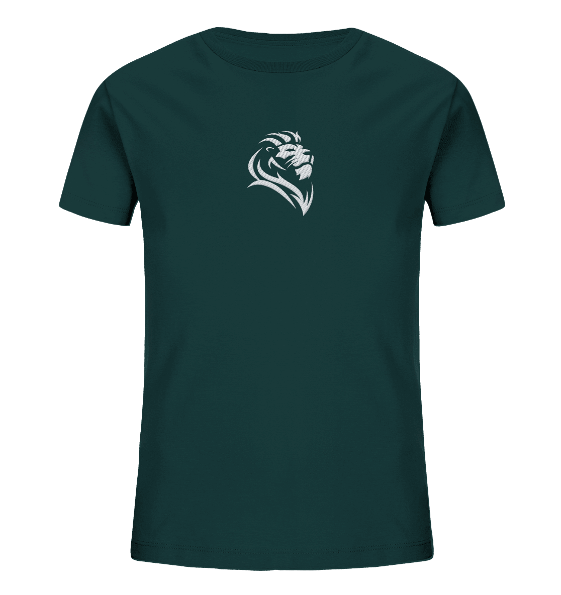 Löwe von Juda (Stick) | Christliche Kleidung - Kids Organic Shirt (Stick) - Kids & Babys - Glazed Green - GfoitMa