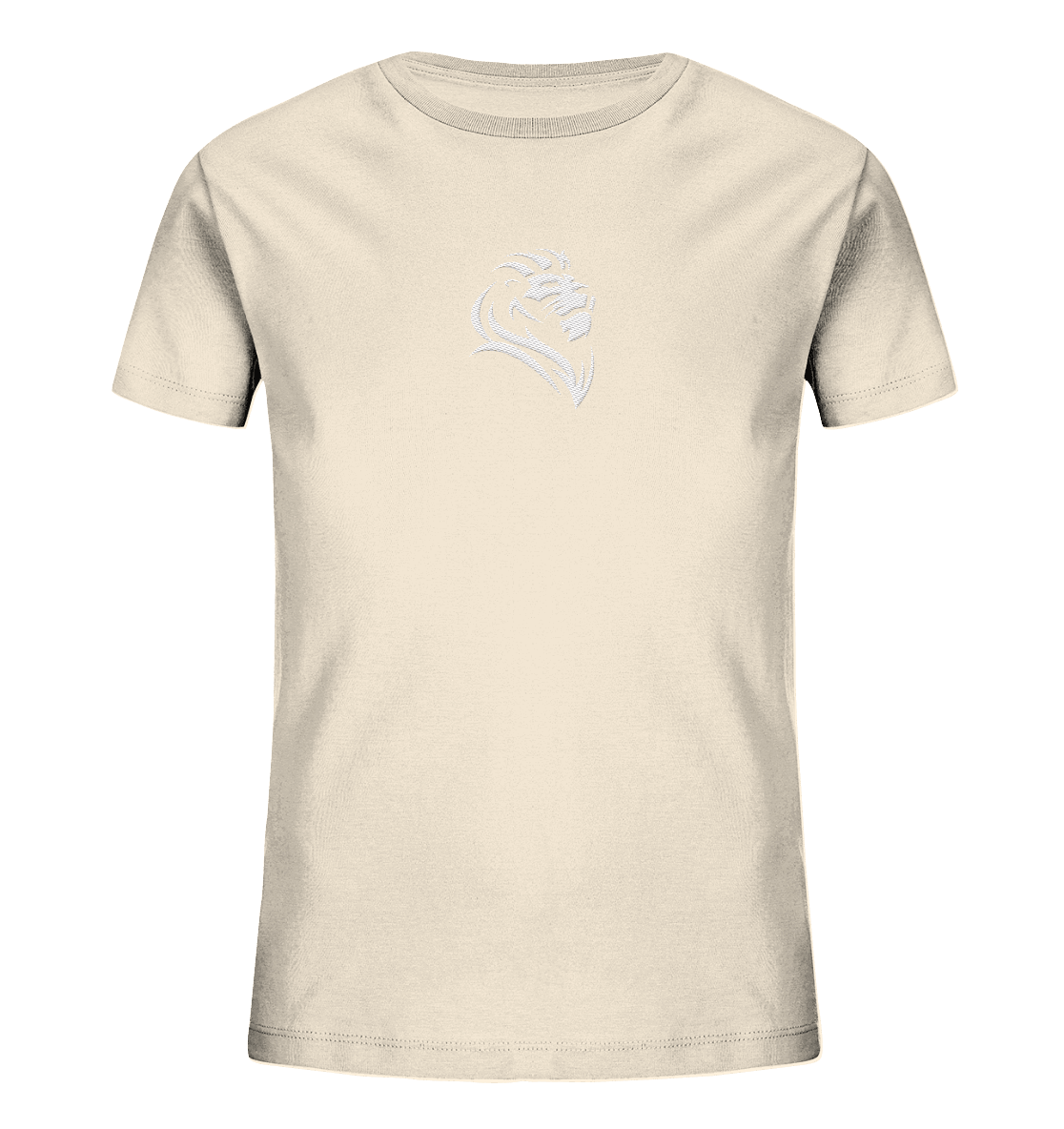 Löwe von Juda (Stick) | Christliche Kleidung - Kids Organic Shirt (Stick) - Kids & Babys - Natural Raw - GfoitMa
