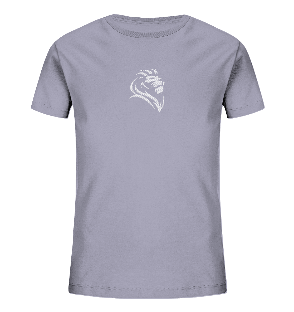 Löwe von Juda (Stick) | Christliche Kleidung - Kids Organic Shirt (Stick) - Kids & Babys - Lavender - GfoitMa
