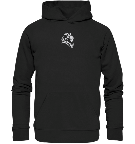 Löwe von Juda (Stick) | Christliche Kleidung - Organic Hoodie (Stick) - Hoodies - Black - GfoitMa
