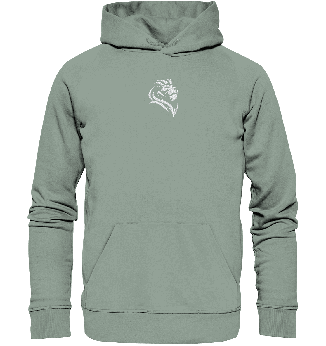 Löwe von Juda (Stick) | Christliche Kleidung - Organic Hoodie (Stick) - Hoodies - Aloe - GfoitMa