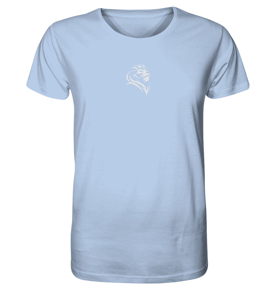 Löwe von Juda (Stick) | Christliche Kleidung - Organic Shirt (Stick) - Unisex-Shirts - Blue Soul - GfoitMa