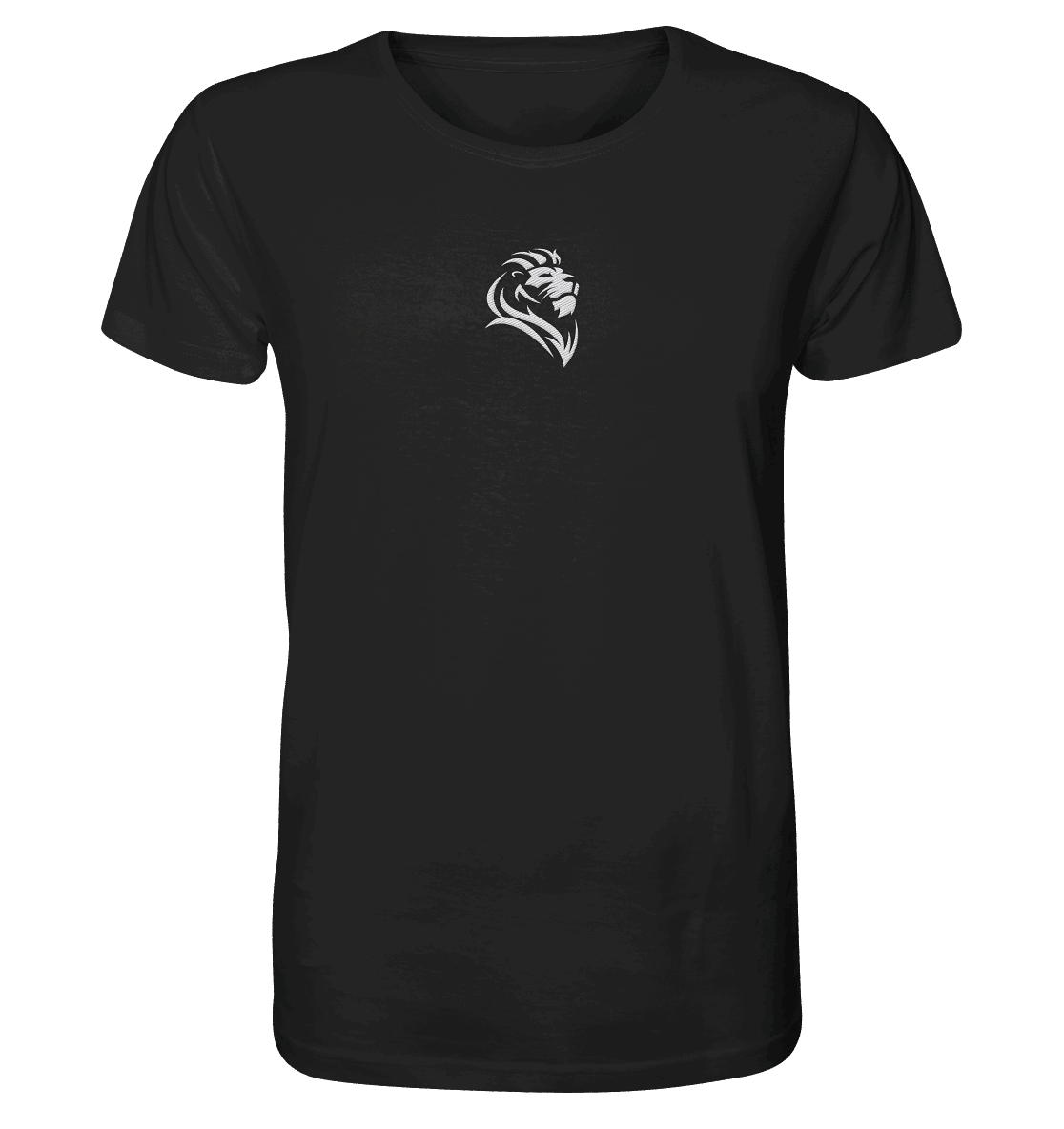 Löwe von Juda (Stick) | Christliche Kleidung - Organic Shirt (Stick) - Unisex-Shirts - Black - GfoitMa