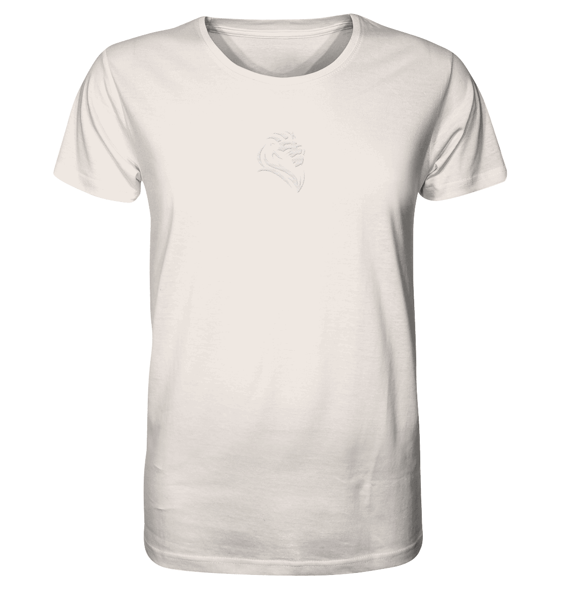 Löwe von Juda (Stick) | Christliche Kleidung - Organic Shirt (Stick) - Unisex-Shirts - Vintage White - GfoitMa