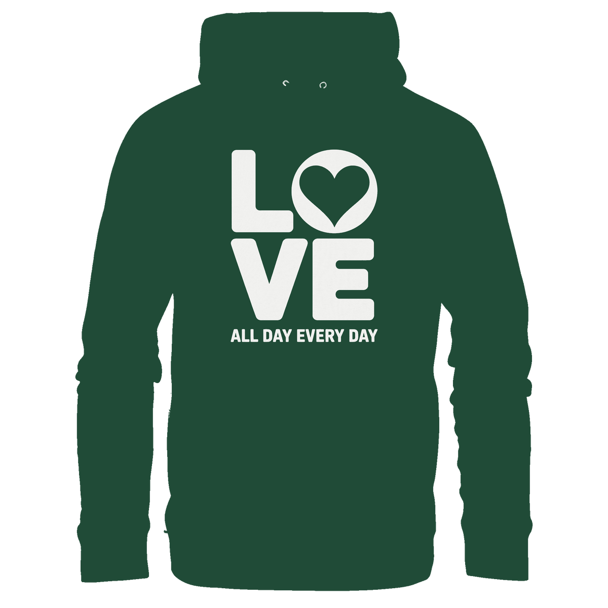 Love All Day Every Day | Love Design - Kids Premium Hoodie - Kids & Babys - Bottlegreen - GfoitMa
