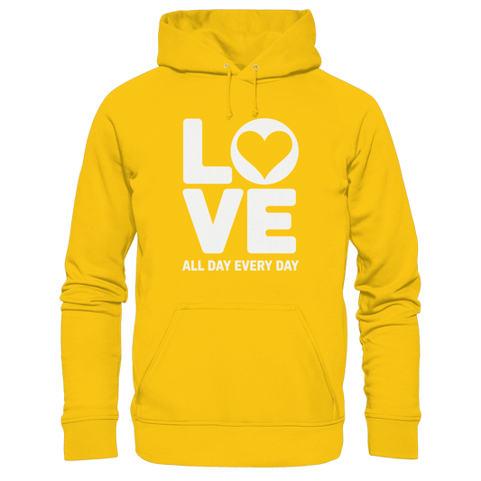 Love All Day Every Day | Love Design - Kids Premium Hoodie - Kids & Babys - Sunflower - GfoitMa