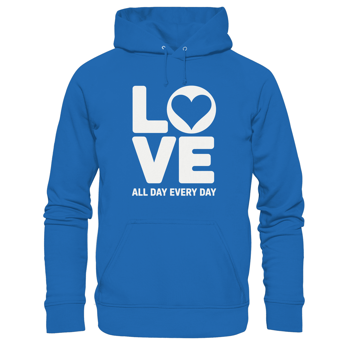 Love All Day Every Day | Love Design - Kids Premium Hoodie - Kids & Babys - Royal Blau - GfoitMa