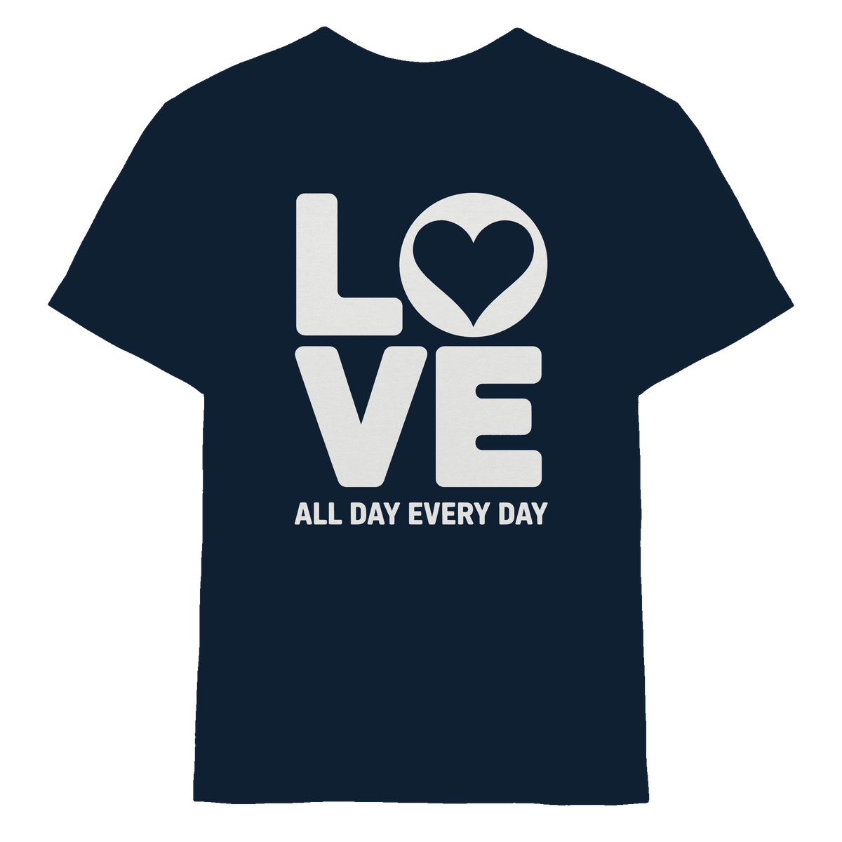 Love All Day Every Day | Love Design - Kids Premium Shirt - Kids & Babys - Navy - GfoitMa