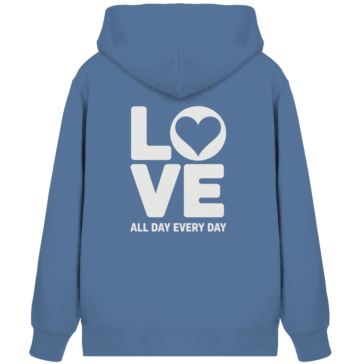 Love All Day Every Day | Love Design - Organic Zipper - Jacken/ Zipper - Bright Blue - GfoitMa
