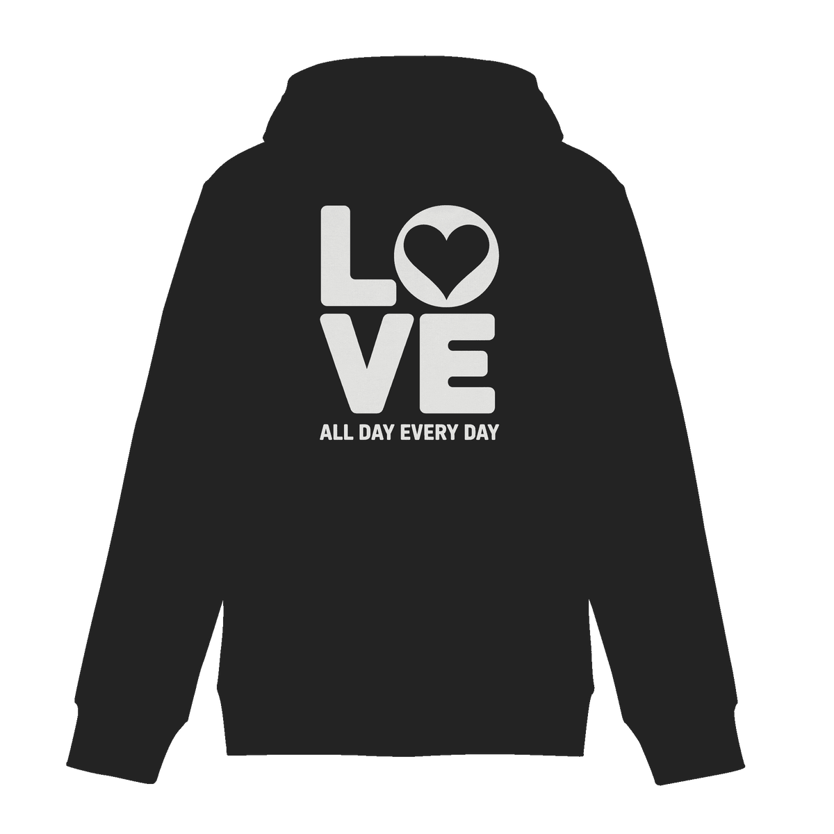 Love All Day Every Day | Love Design - Zipper - Jacken/ Zipper - Black Pure - GfoitMa