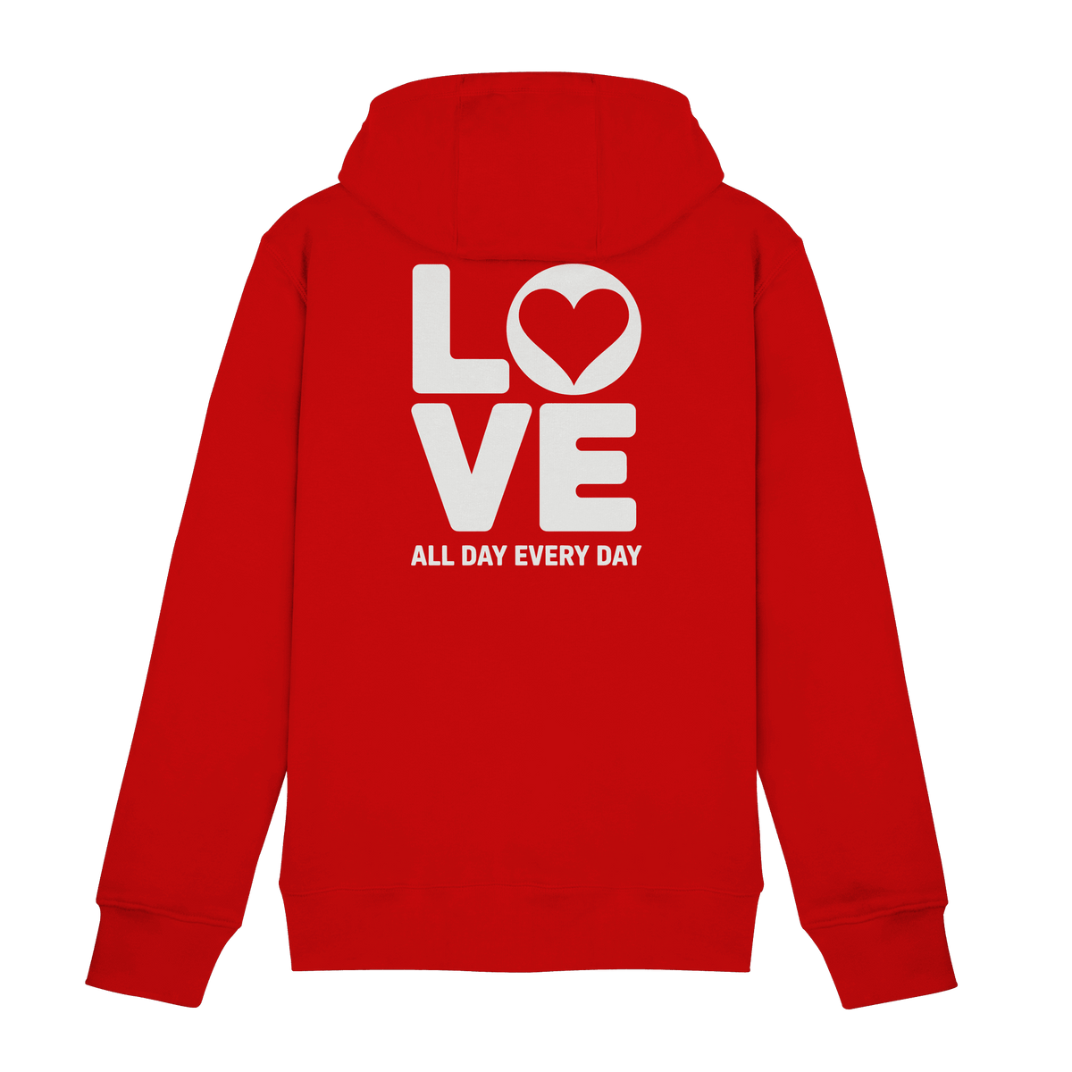 Love All Day Every Day | Love Design - Zipper - Jacken/ Zipper - Red - GfoitMa