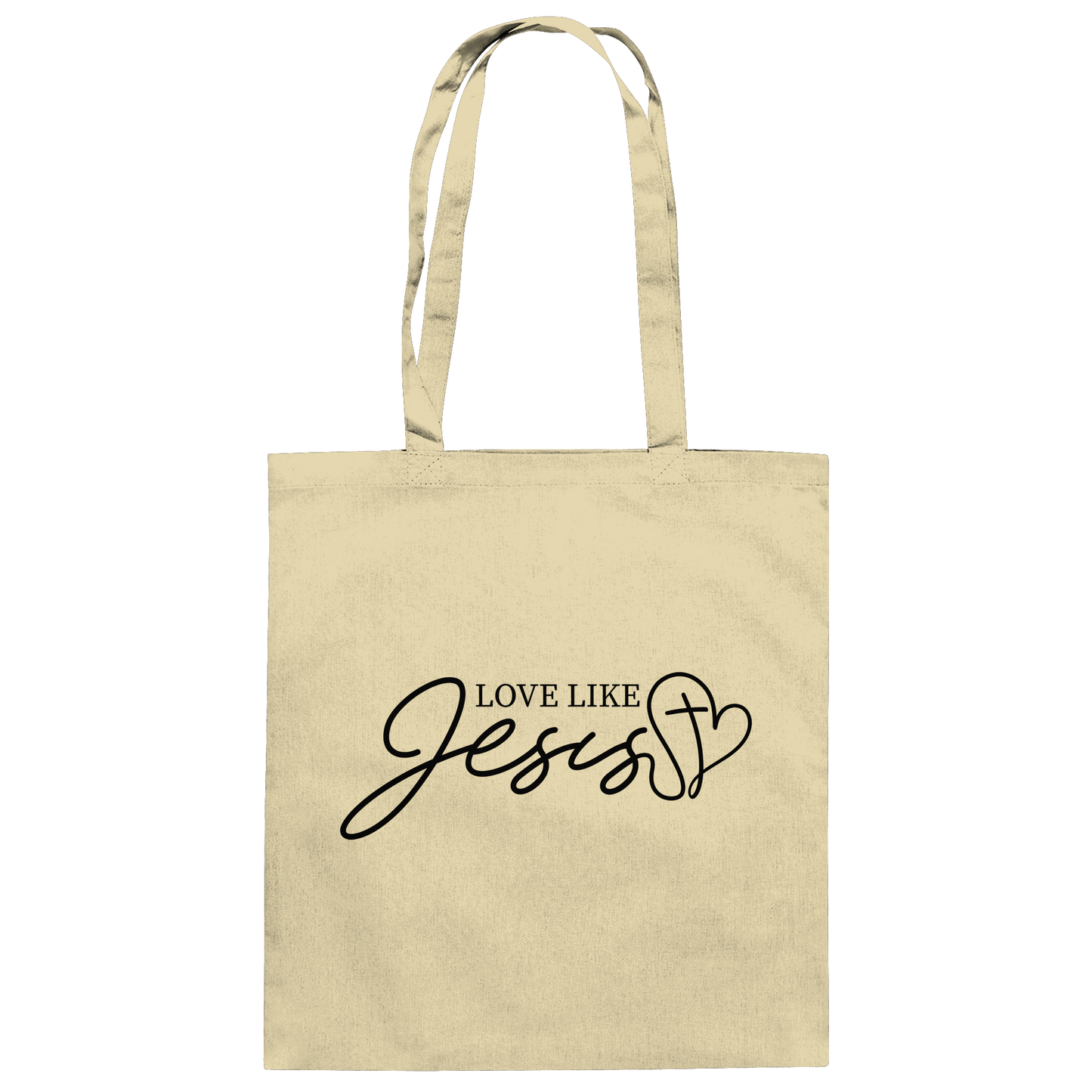 Love Like Jesus – Liebe, die verändert | Ein Statement des Glaubens - Baumwolltasche - Taschen - Natural - GfoitMa