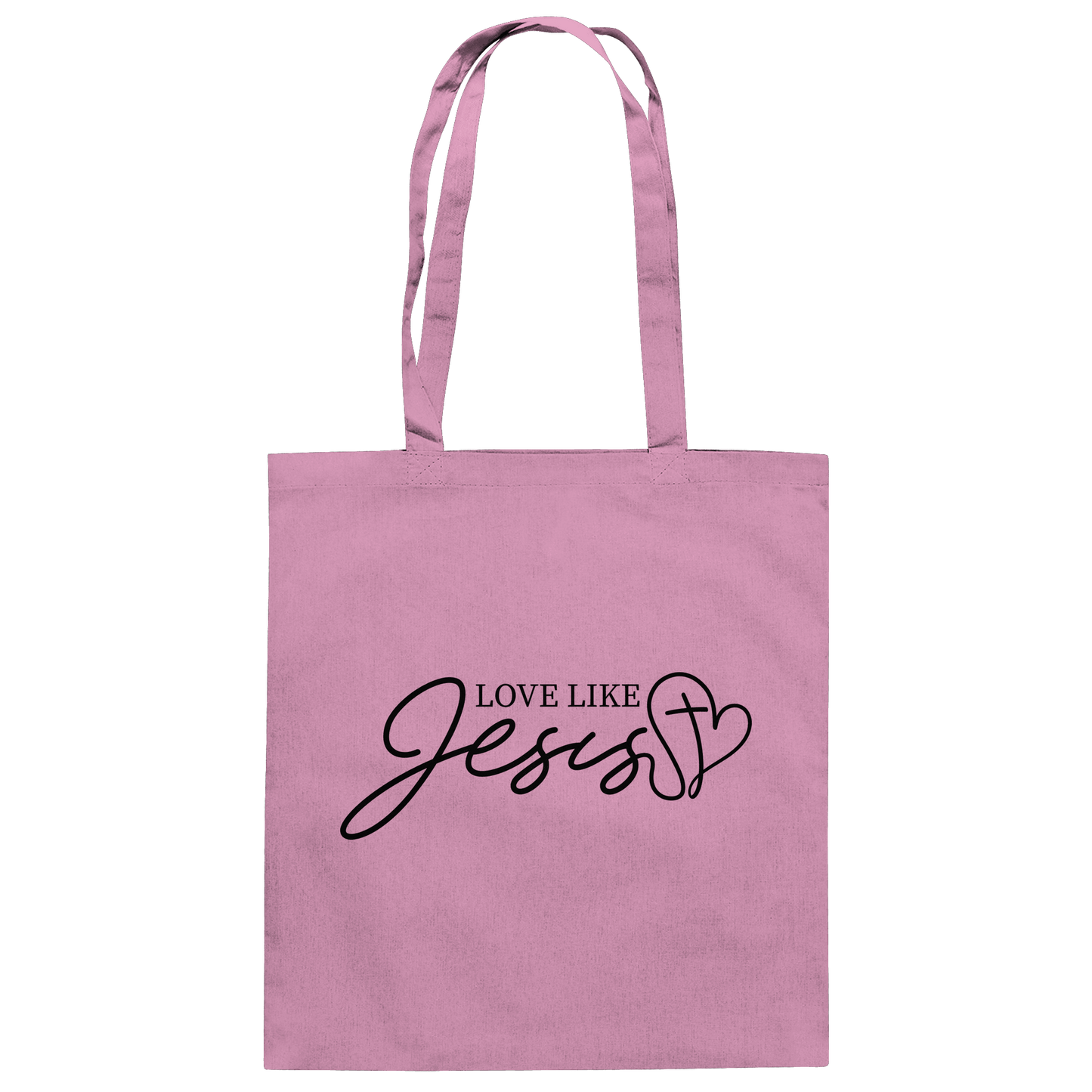 Love Like Jesus – Liebe, die verändert | Ein Statement des Glaubens - Baumwolltasche - Taschen - Classic Pink - GfoitMa