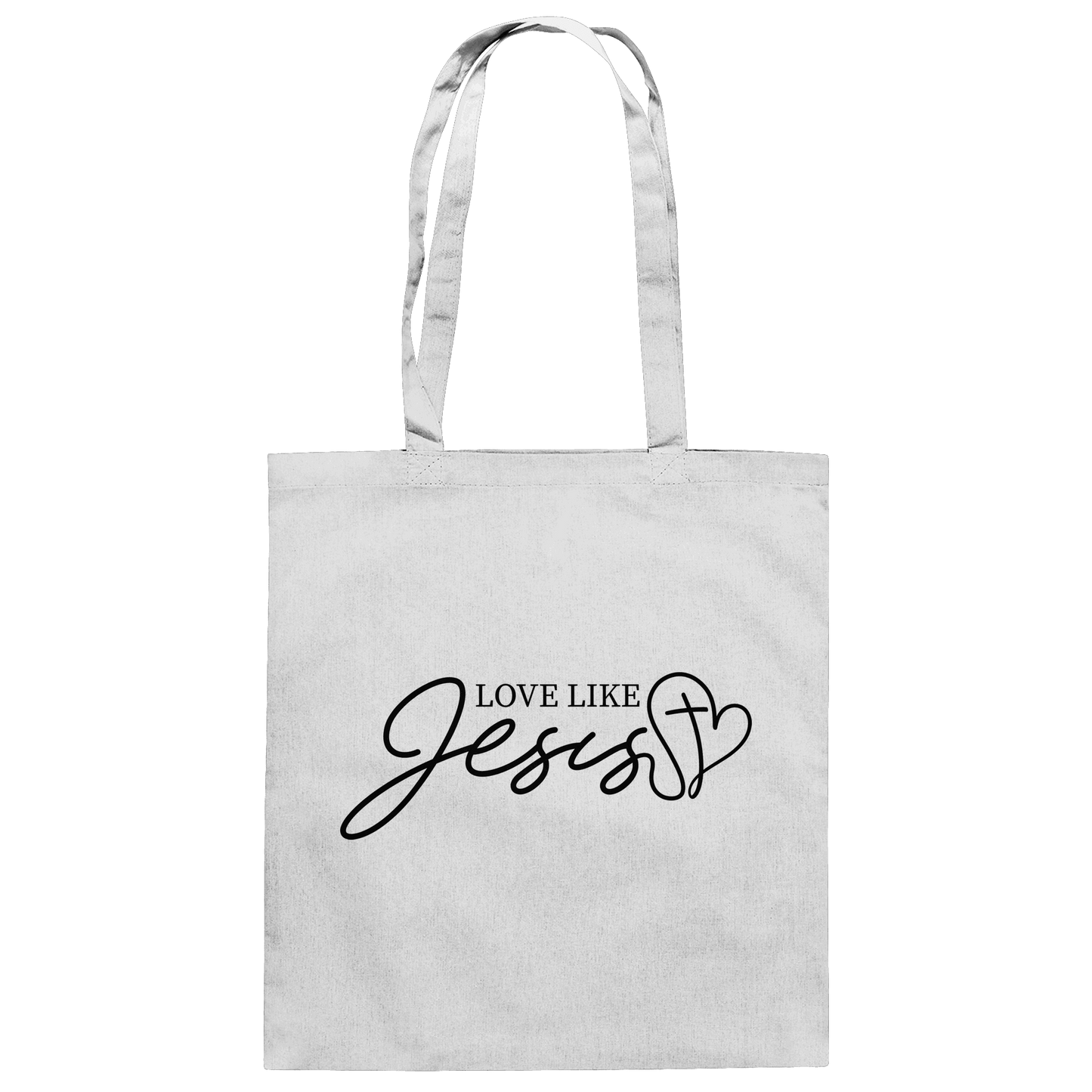 Love Like Jesus – Liebe, die verändert | Ein Statement des Glaubens - Baumwolltasche - Taschen - White - GfoitMa