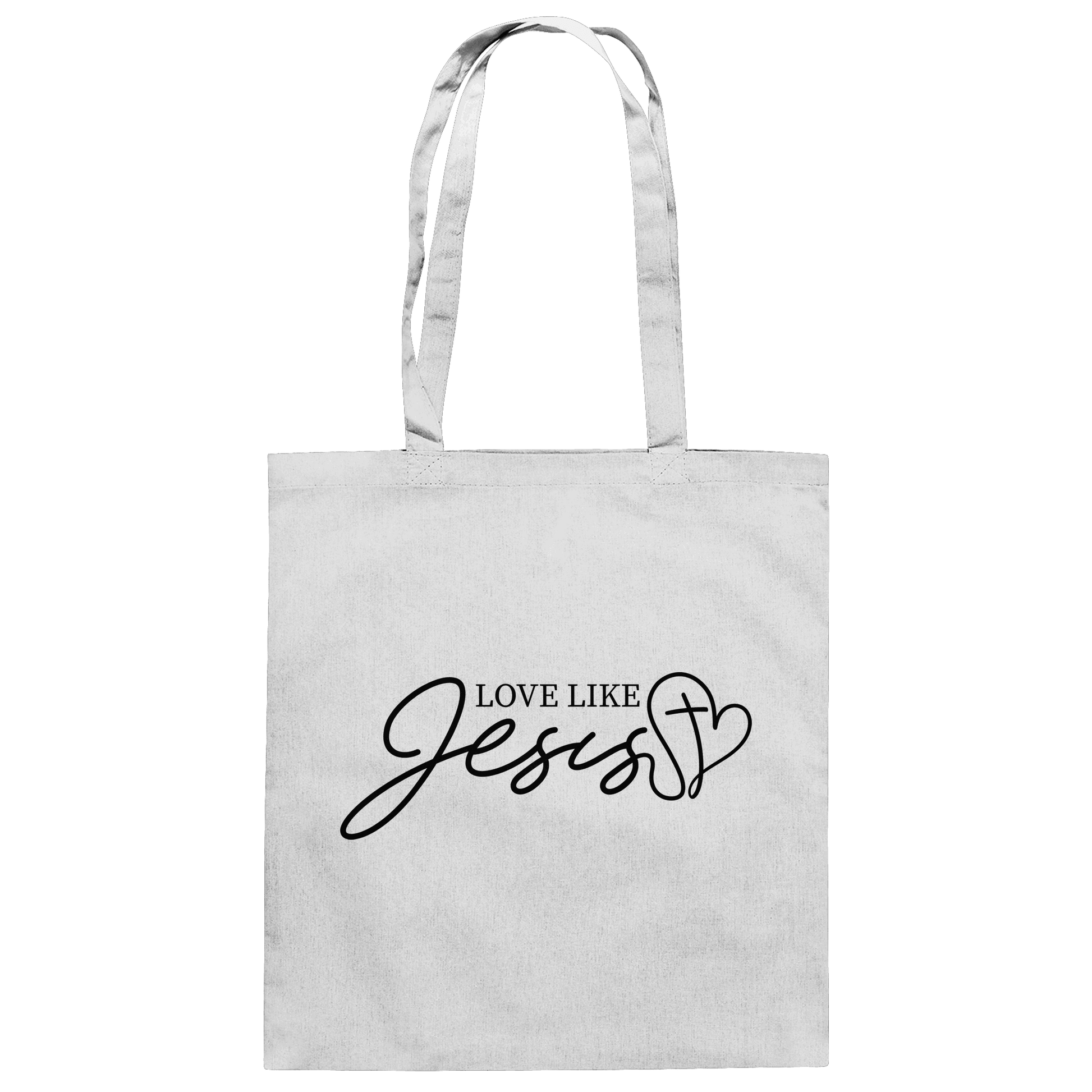 Love Like Jesus – Liebe, die verändert | Ein Statement des Glaubens - Baumwolltasche - Taschen - White - GfoitMa