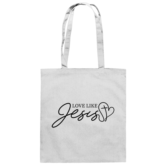 Love Like Jesus – Liebe, die verändert | Ein Statement des Glaubens - Baumwolltasche - Taschen - White - GfoitMa
