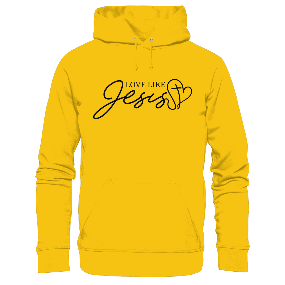 Love Like Jesus – Liebe, die verändert | Ein Statement des Glaubens - Kids Premium Hoodie - Kids & Babys - Sunflower - GfoitMa