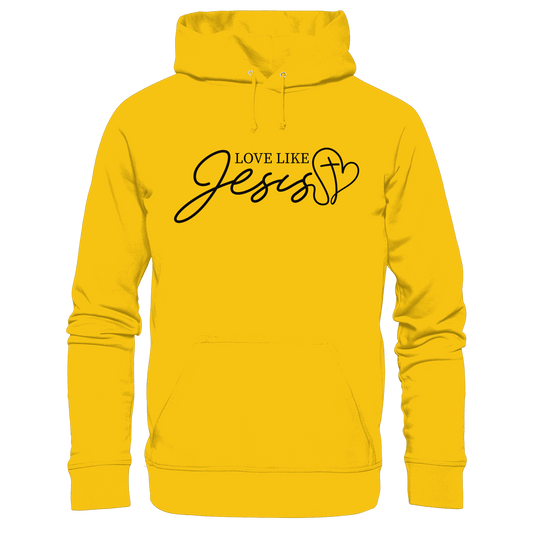 Love Like Jesus – Liebe, die verändert | Ein Statement des Glaubens - Kids Premium Hoodie - Kids & Babys - Sunflower - GfoitMa