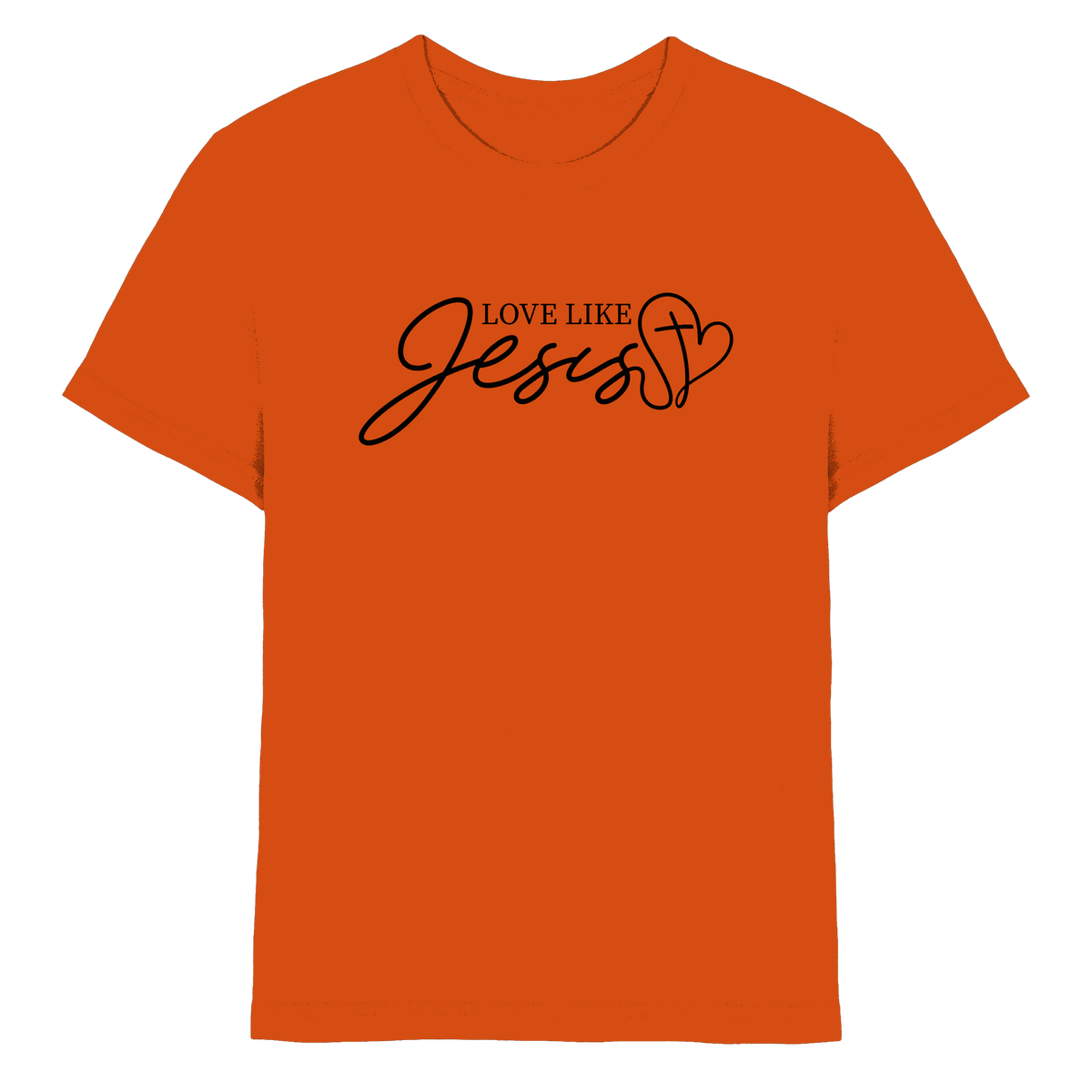 Love Like Jesus – Liebe, die verändert | Ein Statement des Glaubens - Kids Premium Shirt - Kids & Babys - Orange - GfoitMa