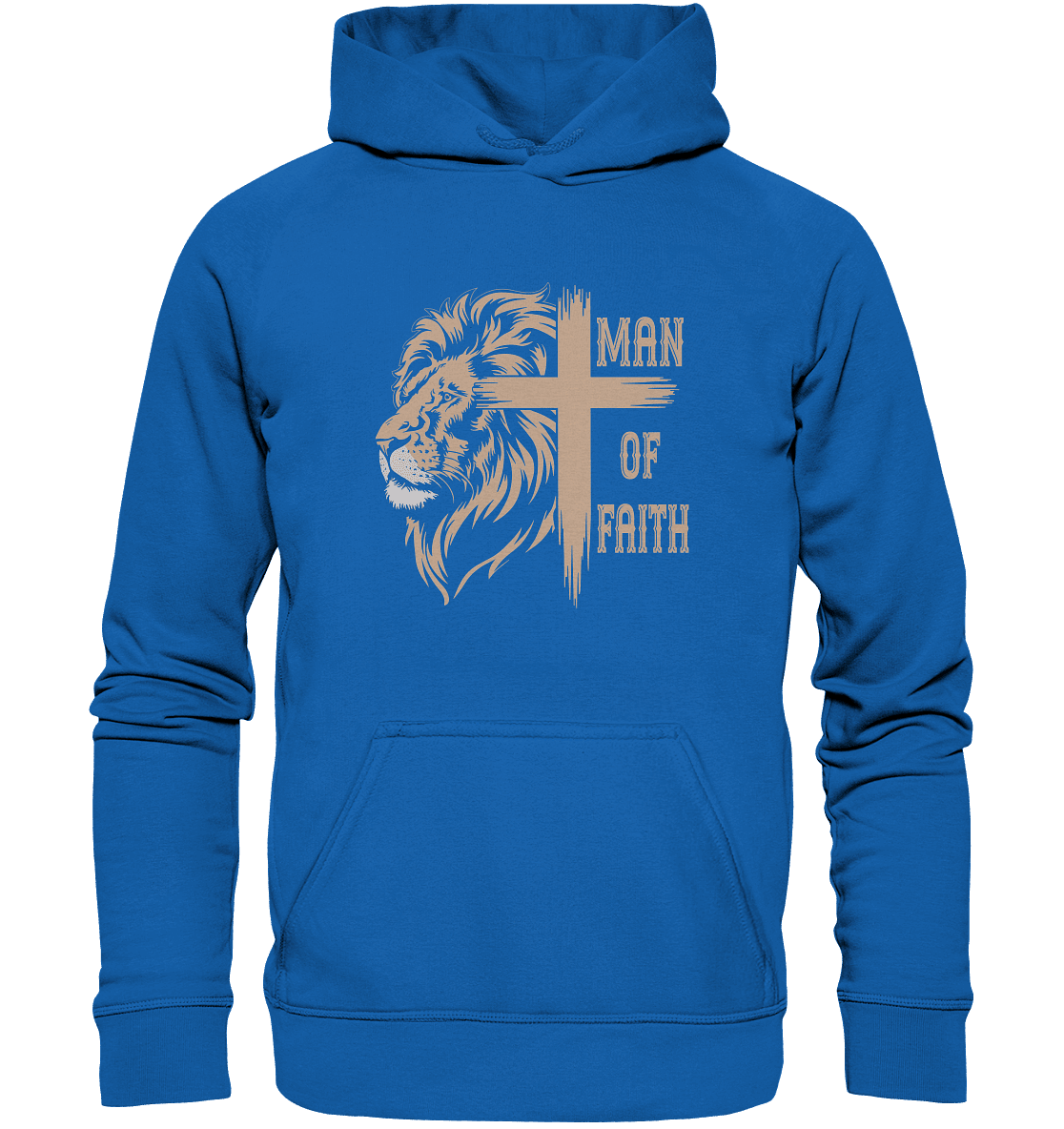 Man of Faith | Christliche Designs - Kids Premium Hoodie - Kids & Babys - Royal Blau - GfoitMa