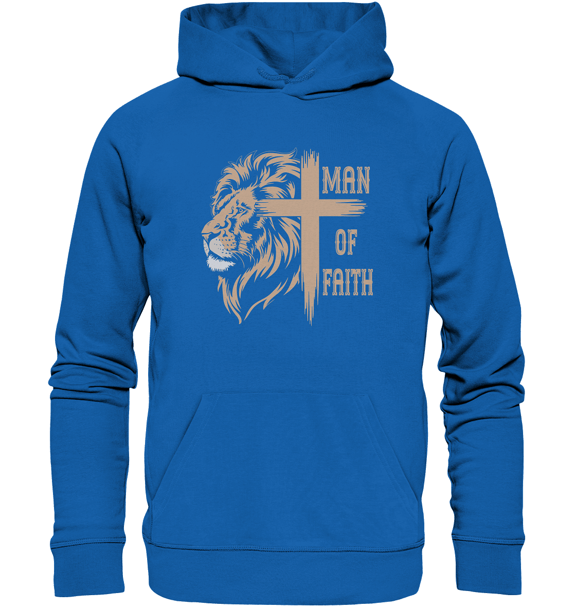 Man of Faith | Christliche Designs - Premium Unisex Hoodie - Hoodies - Royal Blau - GfoitMa