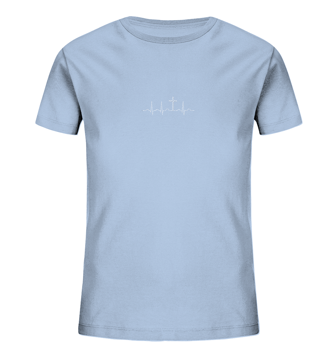 Mein Herz schlägt für Jesus - Kids Organic Shirt (Stick) - Kids & Babys - Blue Soul - GfoitMa