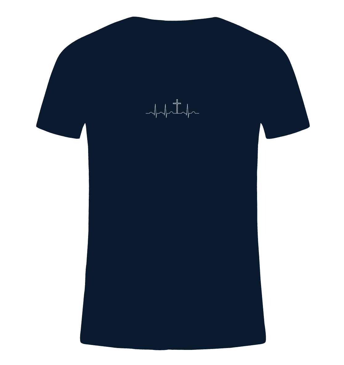Mein Herz schlägt für Jesus - Kids Organic Shirt (Stick) - Kids & Babys - French Navy - GfoitMa