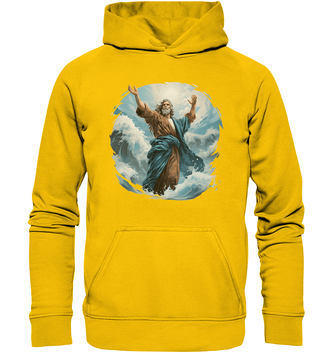 Moses – Glaube, der das Meer teilt | Christliche Kleidung - Kids Premium Hoodie - Kids & Babys - Sunflower - GfoitMa