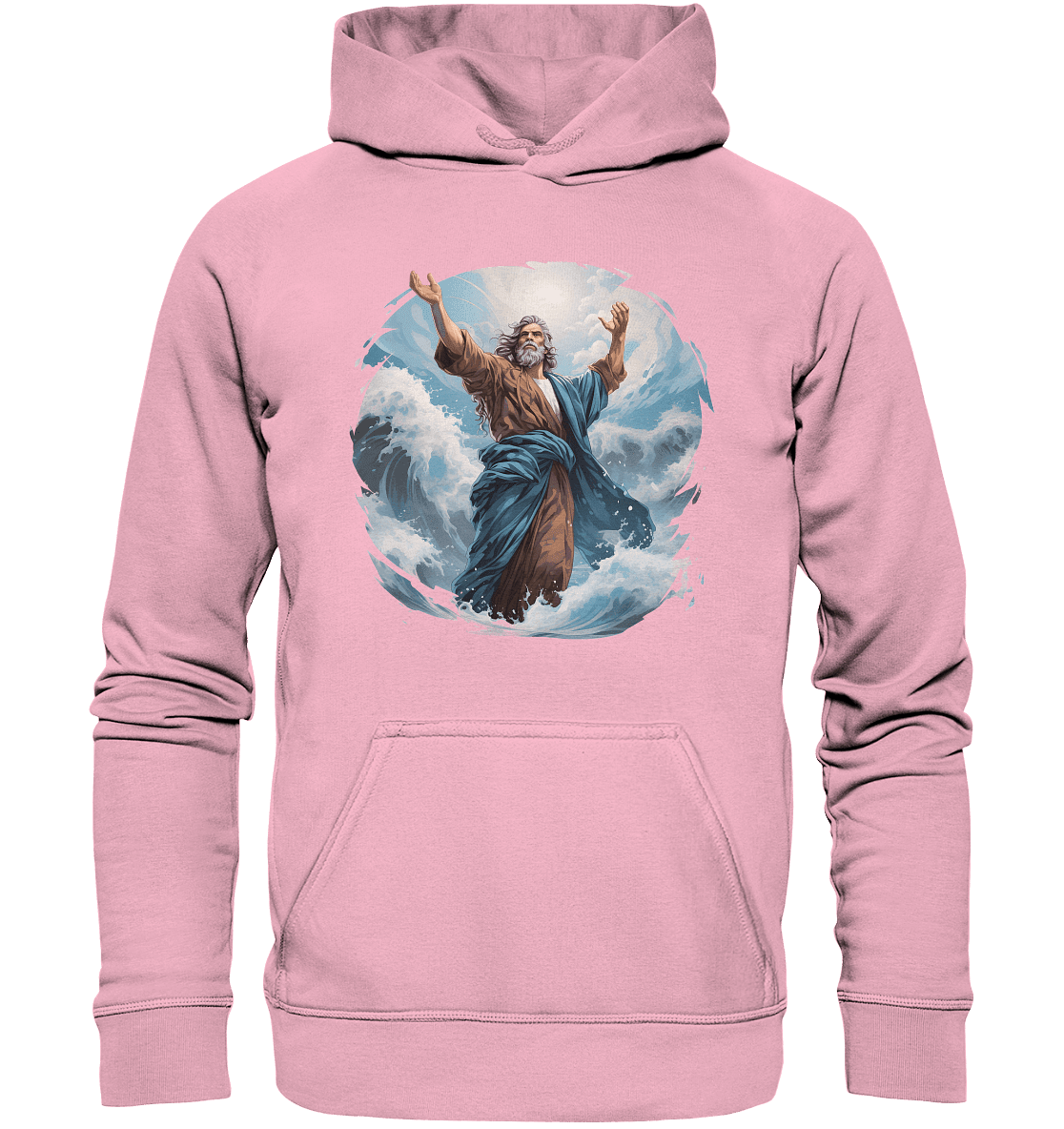 Moses – Glaube, der das Meer teilt | Christliche Kleidung - Kids Premium Hoodie - Kids & Babys - Light Pink - GfoitMa