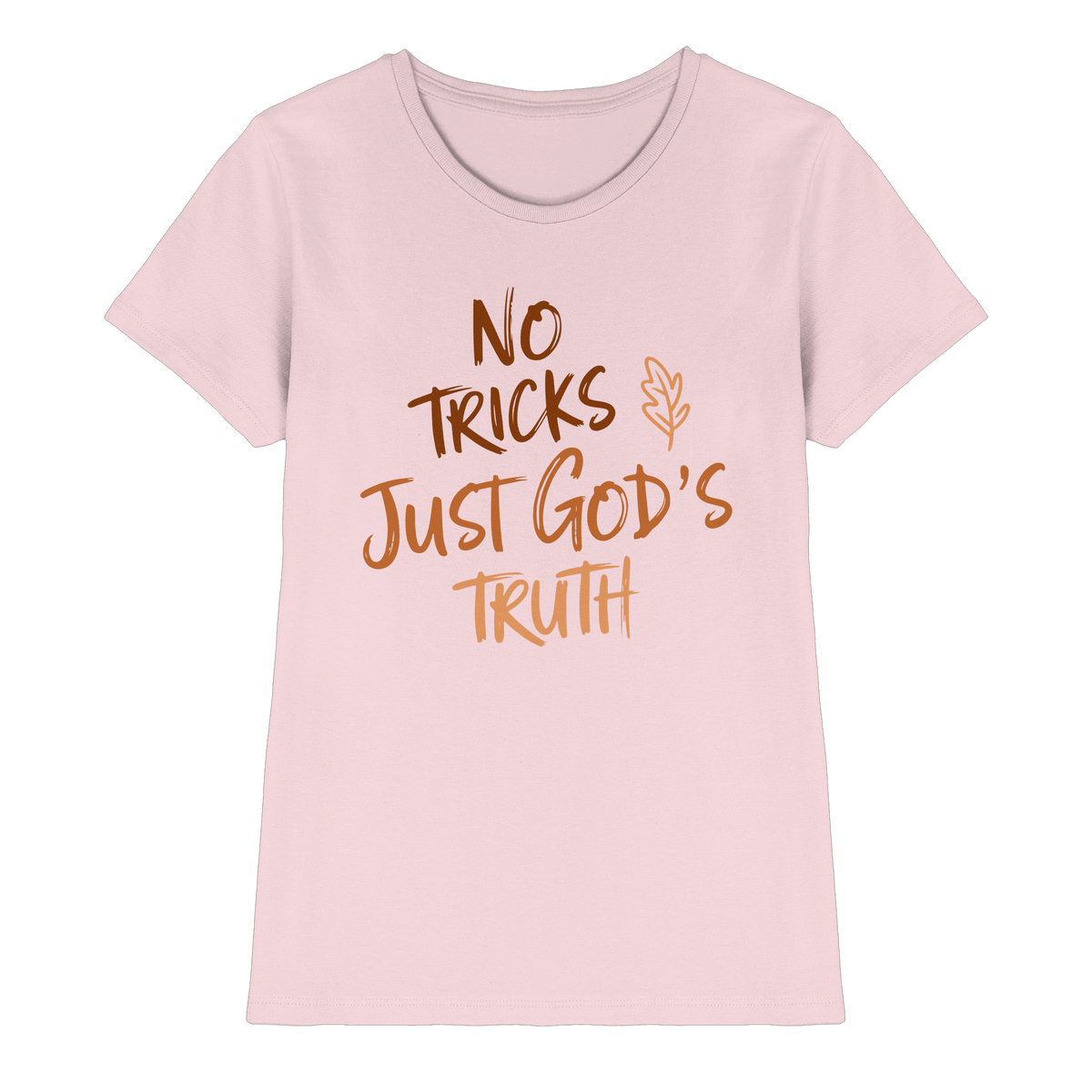 No Tricks – Just God’s Truth | Christliche Kleidung & Geschenke im Retro-Design für Herbst & Halloween - Ladies Premium Shirt - Lady-Shirts - Orchid Pink - GfoitMa