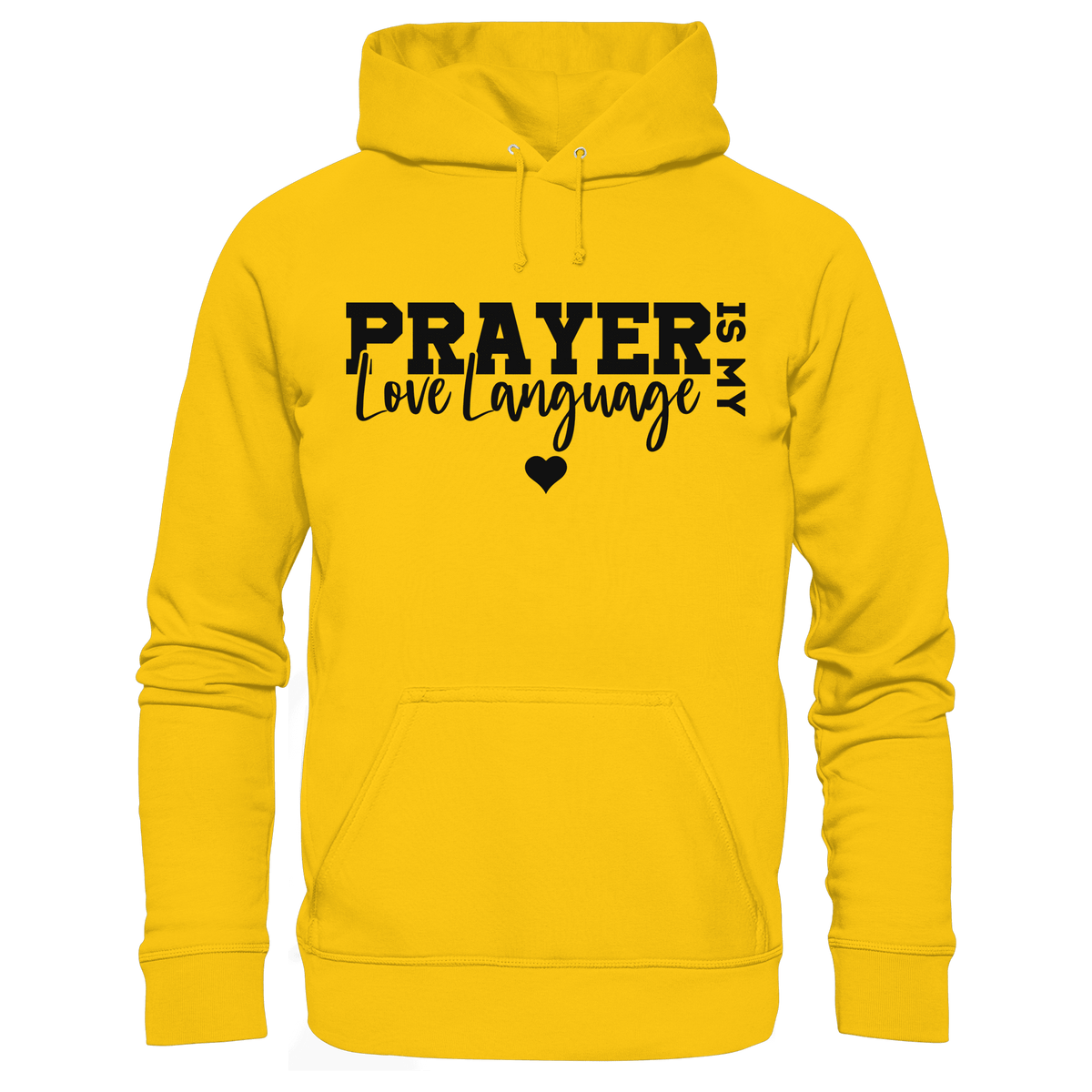 Prayer Is My Love Language – Christliche Kleidung mit Statement - Kids Premium Hoodie - Kids & Babys - Sunflower - GfoitMa