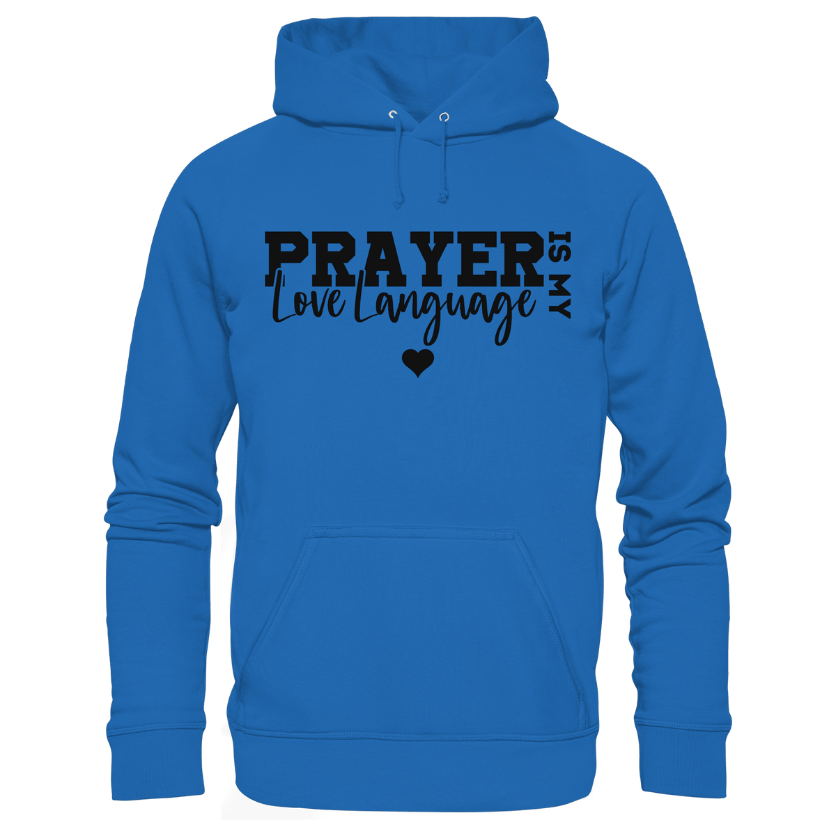 Prayer Is My Love Language – Christliche Kleidung mit Statement - Kids Premium Hoodie - Kids & Babys - Royal Blau - GfoitMa