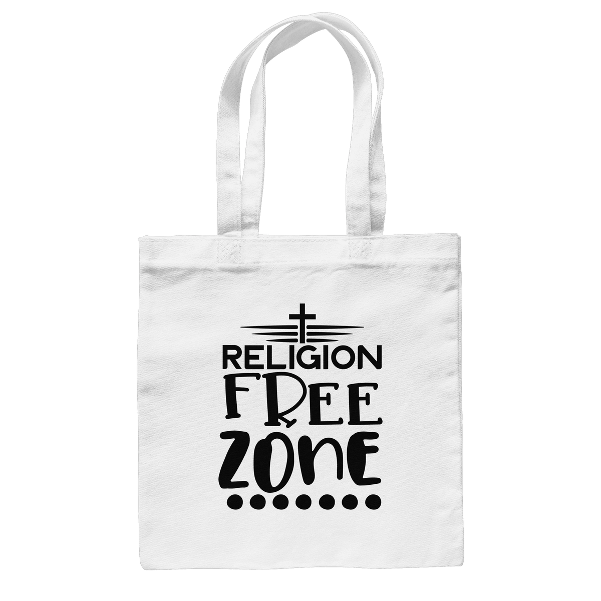 Religion Free Zone | Christliche Kleidung & Geschenke mit Botschaft - Baumwolltasche - Taschen - Burgundy - GfoitMa