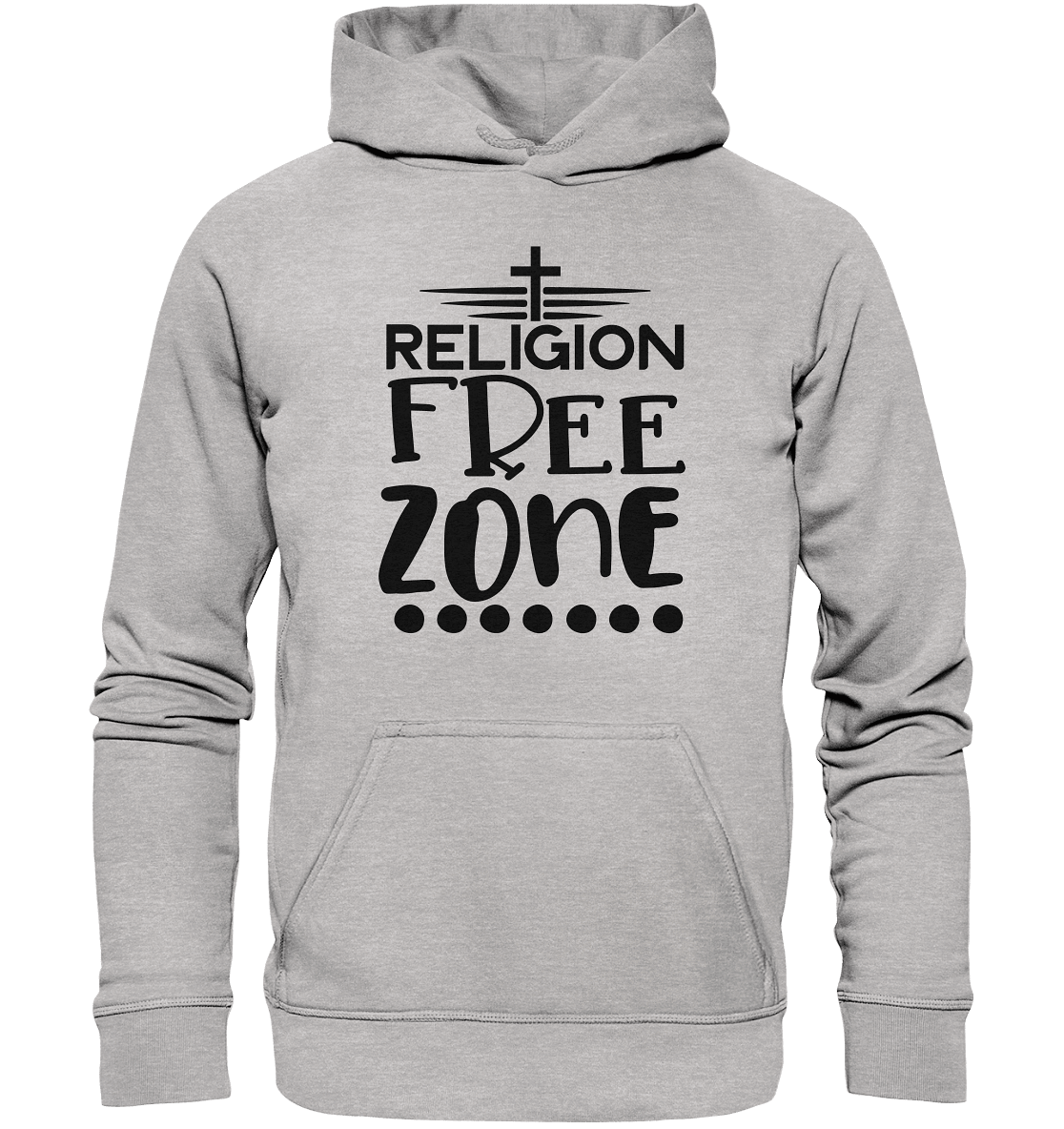 Religion Free Zone | Christliche Kleidung & Geschenke mit Botschaft - Kids Premium Hoodie - Kids & Babys - Rot - GfoitMa