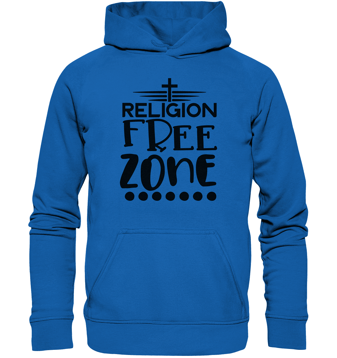 Religion Free Zone | Christliche Kleidung & Geschenke mit Botschaft - Kids Premium Hoodie - Kids & Babys - Rot - GfoitMa