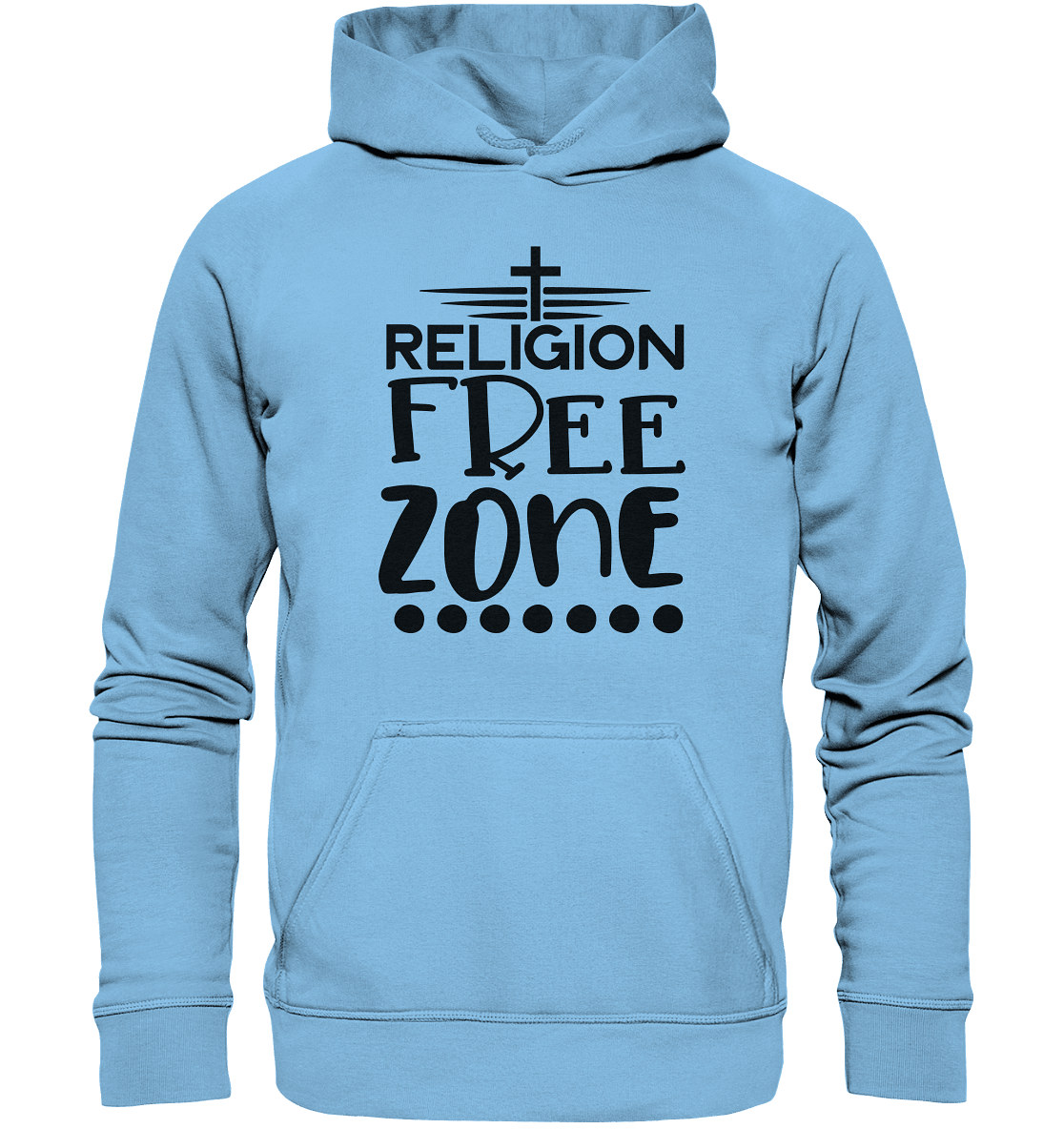 Religion Free Zone | Christliche Kleidung & Geschenke mit Botschaft - Kids Premium Hoodie - Kids & Babys - Rot - GfoitMa