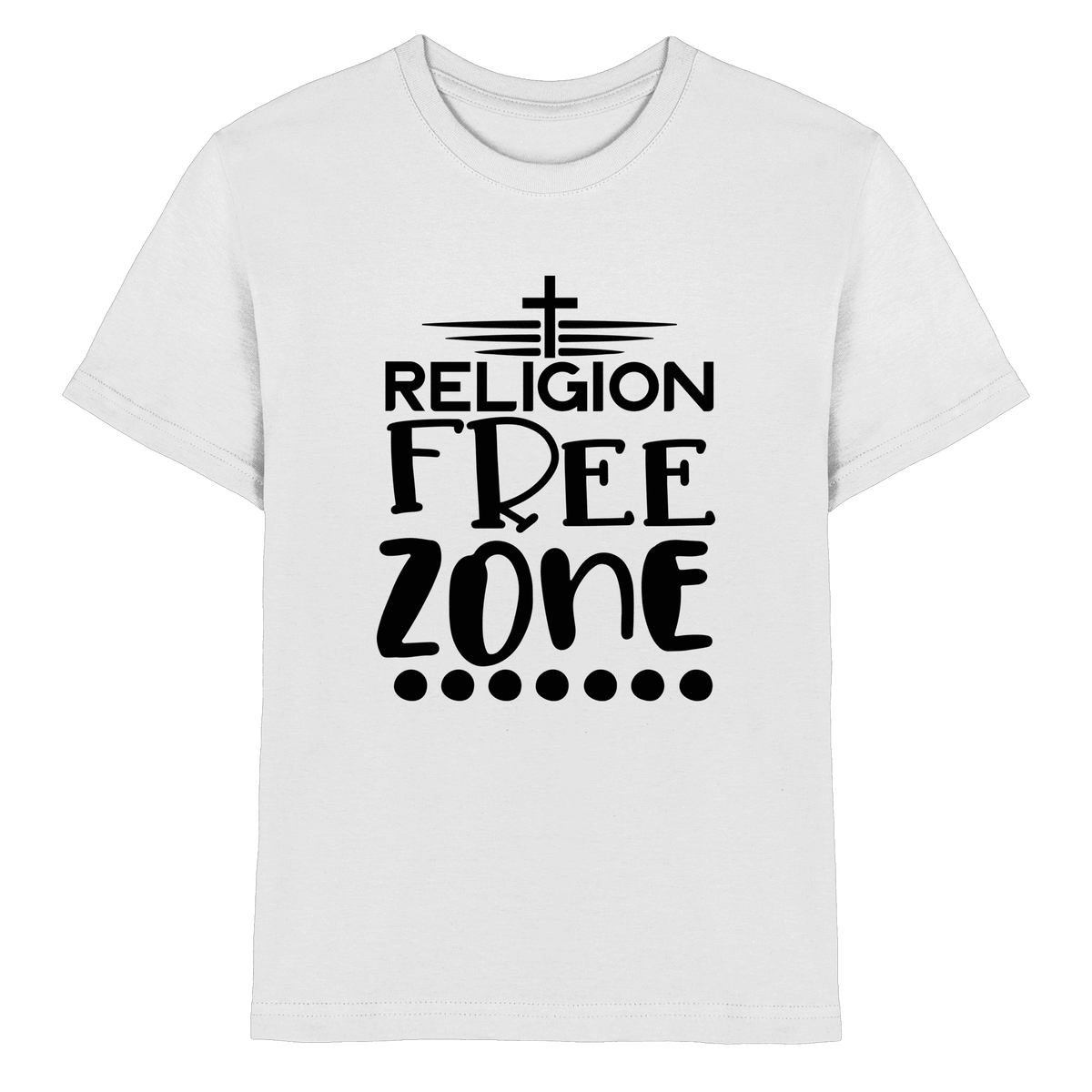 Religion Free Zone | Christliche Kleidung & Geschenke mit Botschaft - Kids Premium Shirt - Kids & Babys - Red - GfoitMa