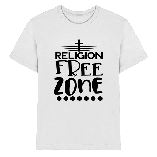 Religion Free Zone | Christliche Kleidung & Geschenke mit Botschaft - Kids Premium Shirt - Kids & Babys - White - GfoitMa