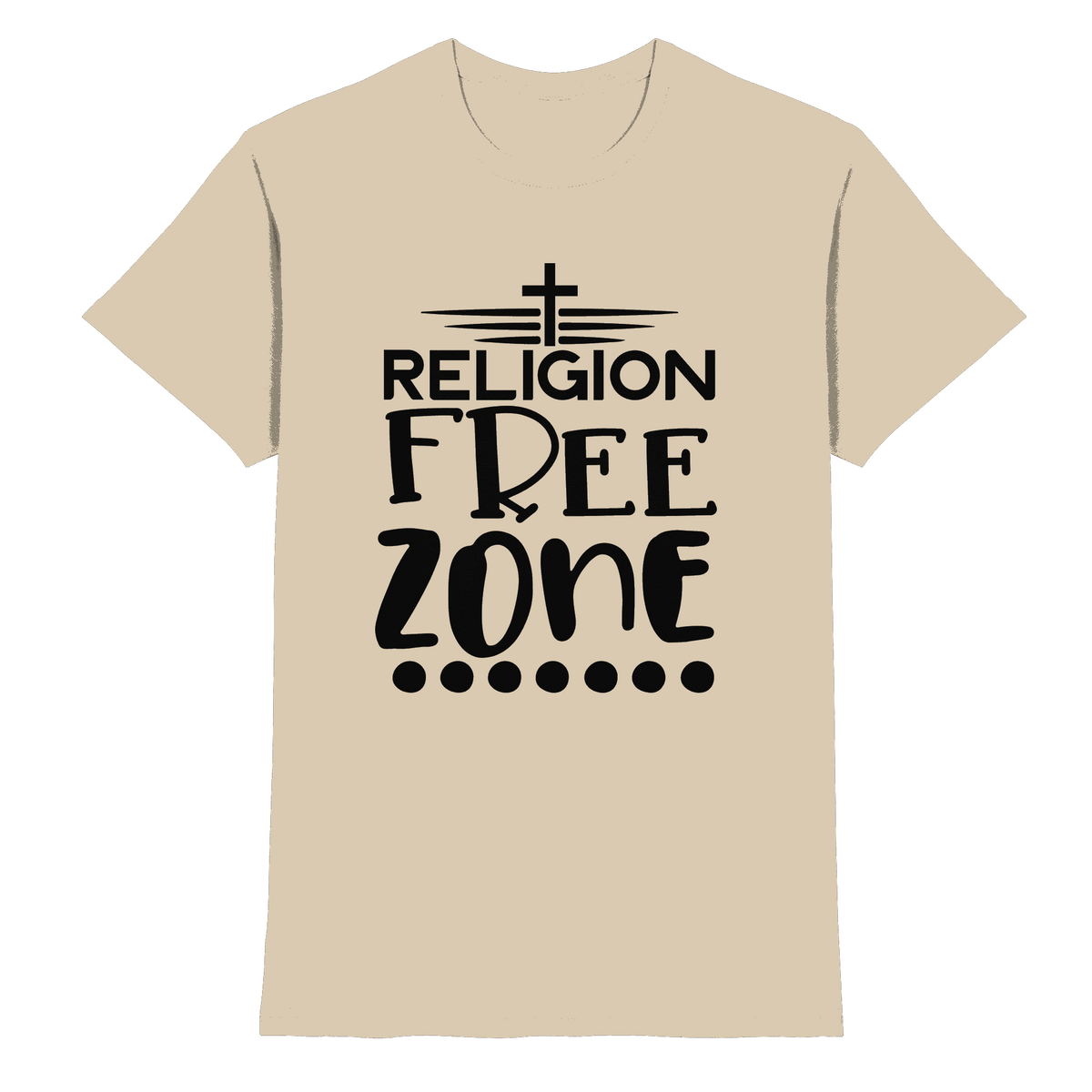 Religion Free Zone | Christliche Kleidung & Geschenke mit Botschaft - Premium Shirt - Unisex-Shirts - Royal Blue - GfoitMa